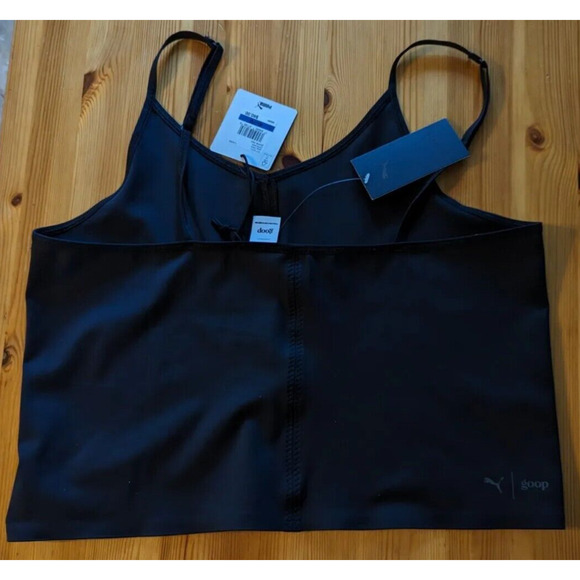 PUMA X Goop Women's Size XL Training Performance Tank Black Compression NWT - Picture 2 of 5